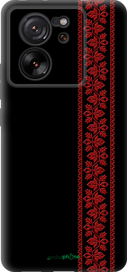 Силиконовый чехол Вышиванка 53 для Xiaomi 13T - 2041u-4142 изображение 