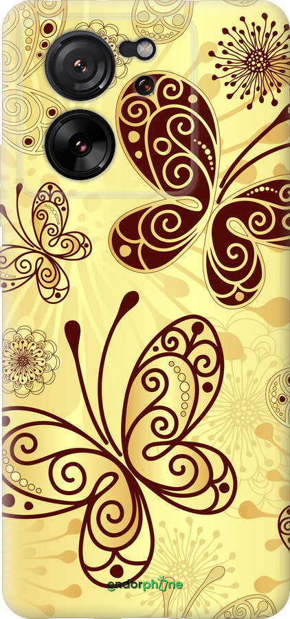 Силиконовый чехол Красивые бабочки для Xiaomi 13T - 4170u-4142 изображение 