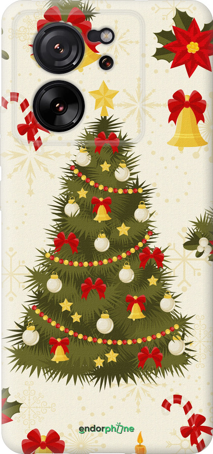 Силиконовый чехол Новогодняя елка для Xiaomi Redmi K60 Ultra - 4198u-4143 изображение 