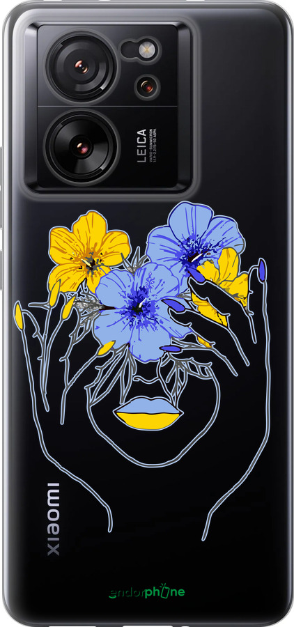 Силиконовый чехол Девушка v4 для Xiaomi 13T PRO - 5276u-3810 изображение 