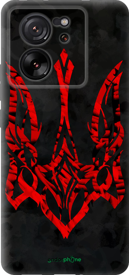 Силиконовый чехол Герб Украины v4 для Xiaomi 13T PRO - 5319u-3810 изображение 