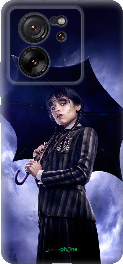 Силиконовый чехол Wednesday v2 для Xiaomi 13T - 5516u-4142 изображение 