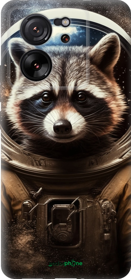 Силиконовый чехол Raccoon austronaut для Xiaomi Redmi K60 Ultra - 5581u-4143 изображение 