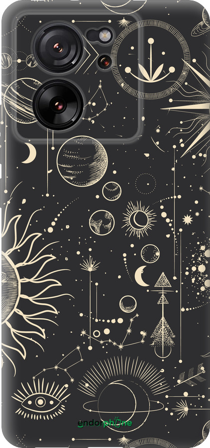 Силиконовый чехол Фаза луны для Xiaomi 13T PRO - 5605u-3810 изображение 