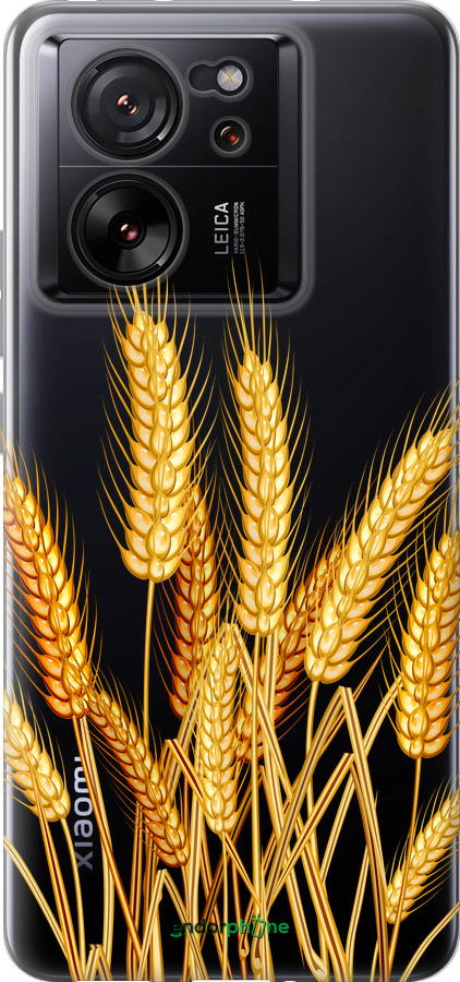 Силиконовый чехол Колоски пшеници для Xiaomi 13T PRO - 5866u-3810 изображение 