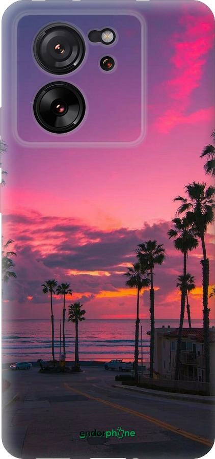 Силиконовый чехол Пальмы для Xiaomi Redmi K60 Ultra - 5873u-4143 изображение 