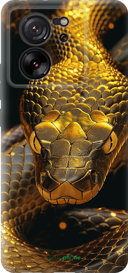 Силиконовый чехол Golden snake для Xiaomi Redmi K60 Ultra - 6072u-4143 изображение 