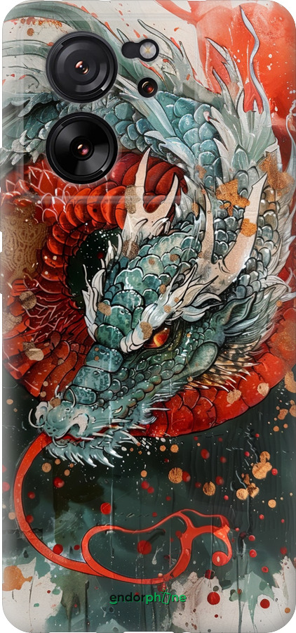 Силиконовый чехол Стихия огня для Xiaomi Redmi K60 Ultra - 6101u-4143 изображение 