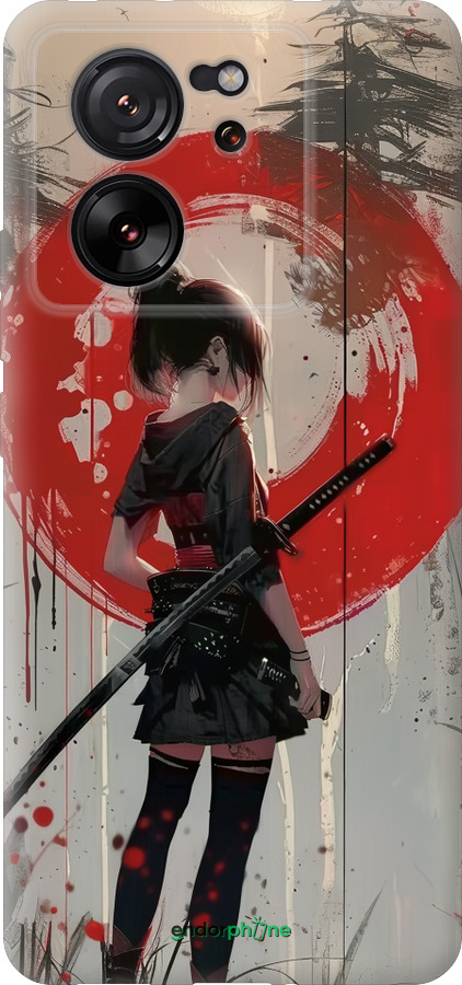 Силиконовый чехол Сумерки воина: Танец с катаной для Xiaomi Redmi K60 Ultra - 6123u-4143 изображение 