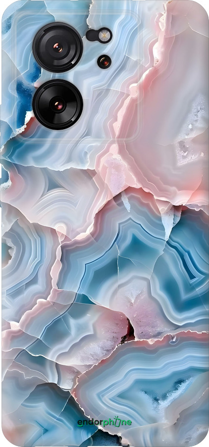 Силиконовый чехол Мрамор для Xiaomi 13T - 6306u-4142 изображение 