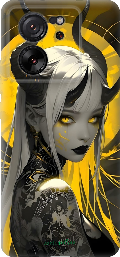 Силиконовый чехол Аниме демон 2 для Xiaomi 13T - 6309u-4142 изображение 