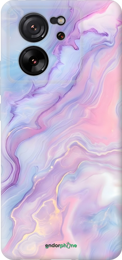 Силиконовый чехол Нежный мрамор для Xiaomi Redmi K60 Ultra - 6310u-4143 изображение 