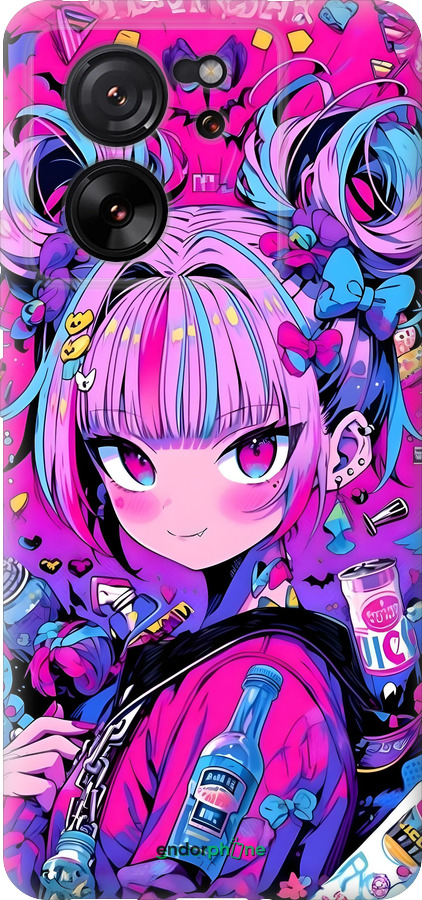 Силиконовый чехол Аниме милаха для Xiaomi Redmi K60 Ultra - 6314u-4143 изображение 