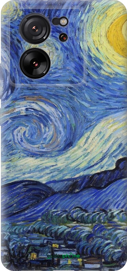 Силиконовый чехол «Звездная ночь» Винсента Ван Гога для Xiaomi 13T PRO - 6433u-3810 изображение 