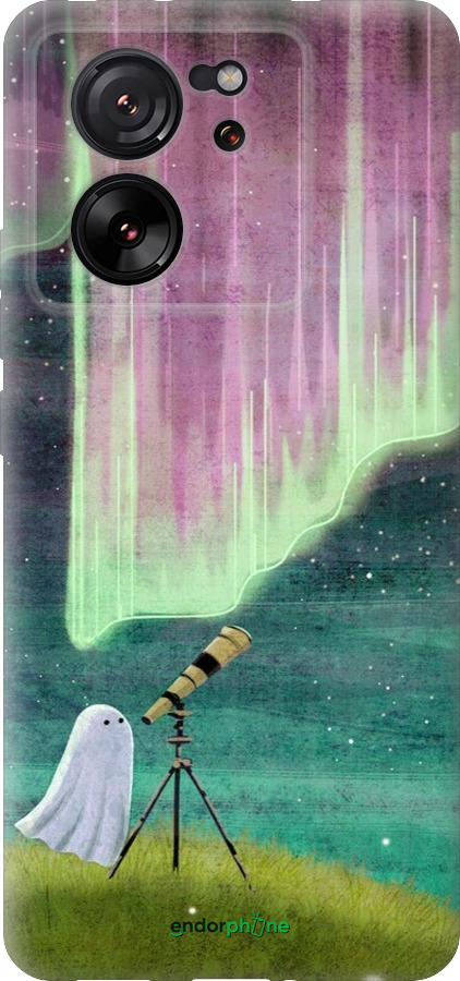 Силиконовый чехол Привидение и звезды для Xiaomi Redmi K60 Ultra - 6443u-4143 изображение 