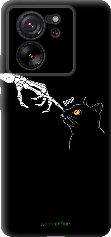Силиконовый чехол Кошка для Xiaomi Redmi K60 Ultra - 6505u-4143 изображение 