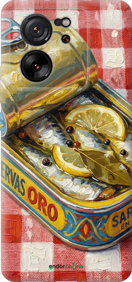 Силиконовый чехол Vintage Sardine Tin Phone для Xiaomi Redmi K60 Ultra - 6772u-4143 изображение 