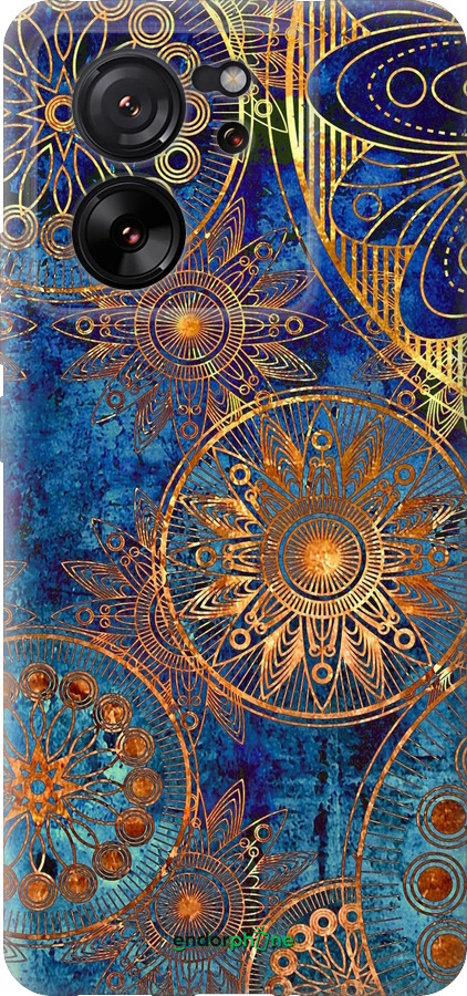 Силіконовий чехол Золотий візерунок для Xiaomi Redmi K60 Ultra - 678u-4143 изображение 