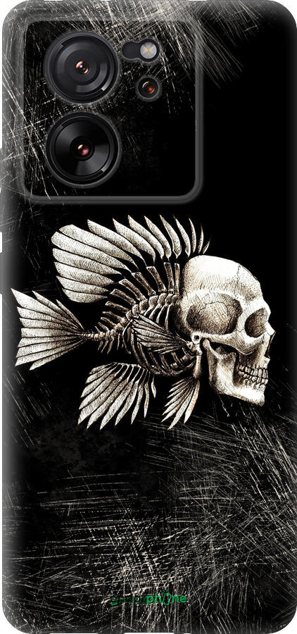 Силиконовый чехол Рыбо-человек для Xiaomi 13T PRO - 683u-3810 изображение 