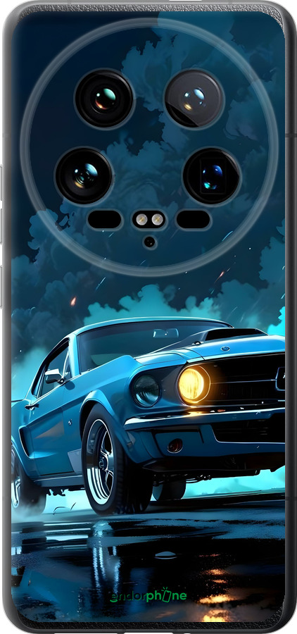 Силиконовый чехол Форд мустанг для Xiaomi 14 Ultra - 6374u-3647 изображение 