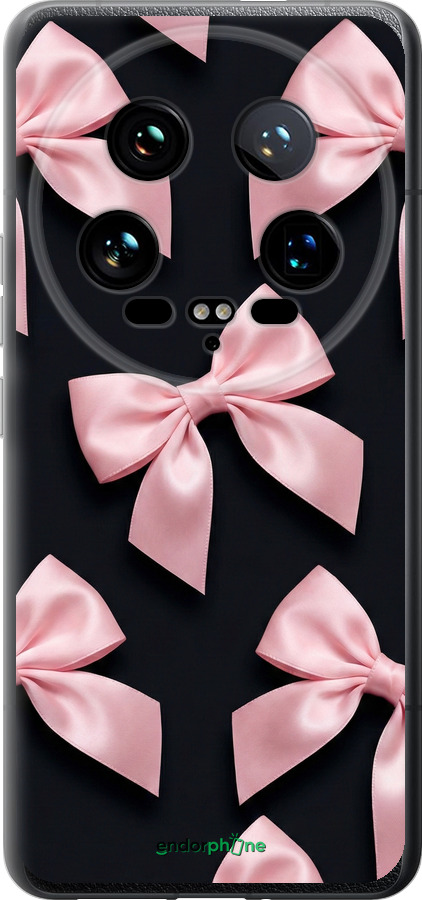 Силиконовый чехол Coquette Ribbons Dark Coquette для Xiaomi 14 Ultra - 6767u-3647 изображение 