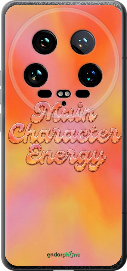 Силиконовый чехол Aura Gradient Main Character Energy Aesthetic Y2K для Xiaomi 14 Ultra - 6783u-3647 изображение 