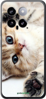 Силиконовый чехол Котик для Xiaomi 14 - 6024u-3408 изображение 