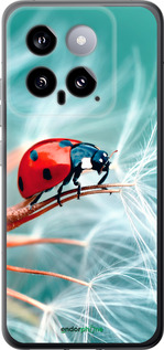 Силиконовый чехол Божья коровка для Xiaomi 14 - 6049u-3408 изображение 