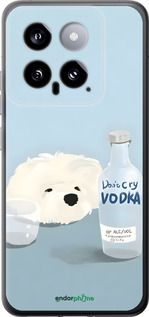 Силіконовий чехол Пес водка для Xiaomi 14 - 6368u-3408 изображение 