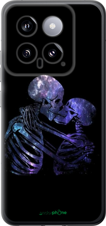Силиконовый чехол С изображением скелета для Xiaomi 14 - 6537u-3408 изображение 