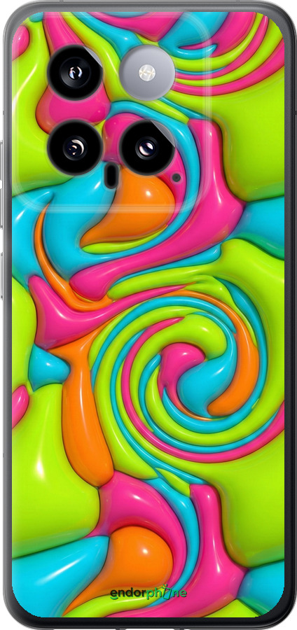 Силиконовый чехол Y2K Jelly Dream для Xiaomi 14 - 6780u-3408 изображение 