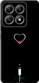 TPU чехол Подзарядка сердца для Xiaomi 14T 5G - 4274b-3773 изображение 