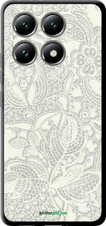 TPU чехол Белое кружево для Xiaomi 14T 5G - 4383b-3773 изображение 