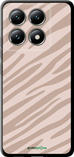 TPU чехол Зебра беж для Xiaomi 14T 5G - 4875b-3773 изображение 