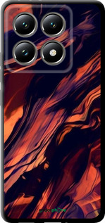 TPU чехол Черно-оранжевая абстракция для Xiaomi 14T 5G - 5340b-3773 изображение 