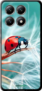 TPU чехол Божья коровка для Xiaomi 14T 5G - 6049b-3773 изображение 