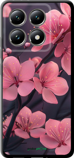 TPU чехол Пурпурная сакура для Xiaomi 14T 5G - 6075b-3773 изображение 