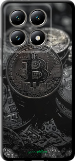 TPU чехол Black Bitcoin для Xiaomi 14T 5G - 6090b-3773 изображение 