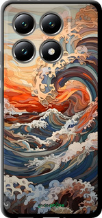 TPU чехол Арт волны для Xiaomi 14T 5G - 6324b-3773 изображение 