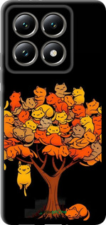 TPU чехол Дерево и котики для Xiaomi 14T 5G - 6516b-3773 изображение 