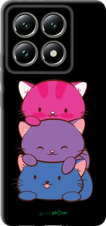 TPU чехол Милые кошки для Xiaomi 14T 5G - 6518b-3773 изображение 