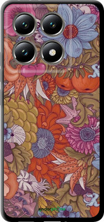 TPU чехол Абстрактные цветы для Xiaomi 14T 5G - 6526b-3773 изображение 