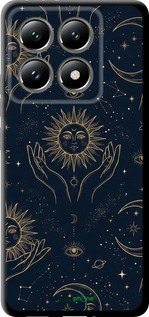 TPU чехол Celestial Harmony: Sun & Moon Gold Mystic Pattern для Xiaomi 14T 5G - 6778b-3773 изображение 