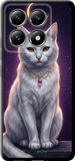 TPU чехол Mystic White Cat Gothic Dark Purple Gold для Xiaomi 14T 5G - 6805b-3773 изображение 