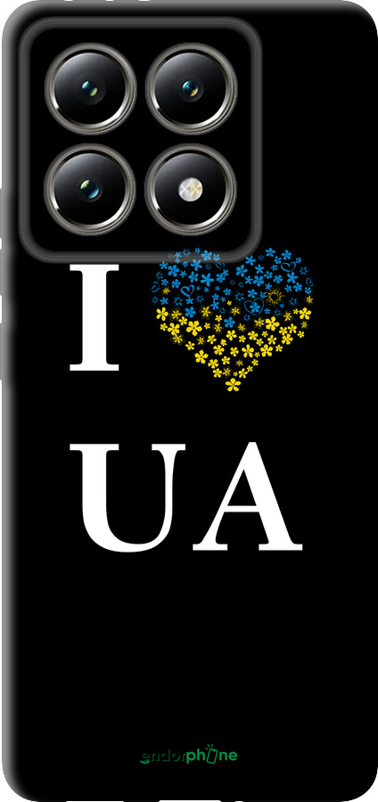 TPU чехол I love UA для Xiaomi 14T 5G - 1112b-3773 изображение 