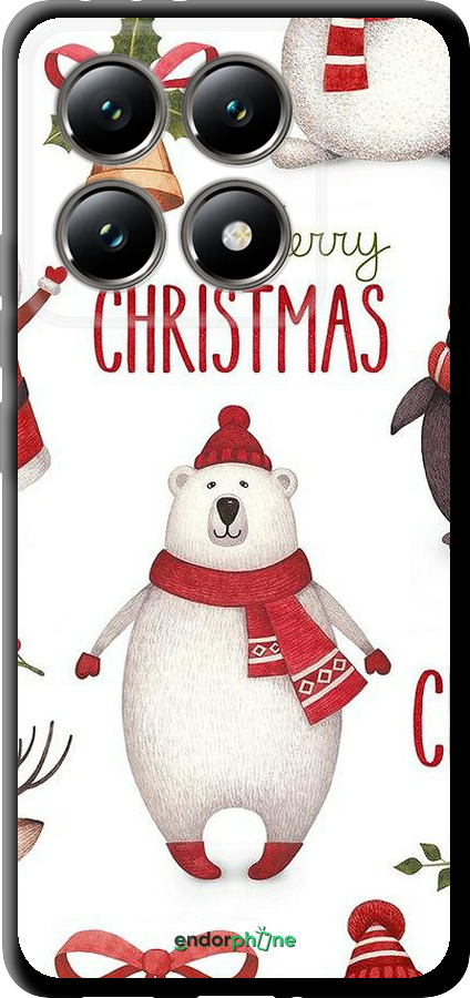 TPU чехол Merry Christmas для Xiaomi 14T 5G - 4106b-3773 изображение 