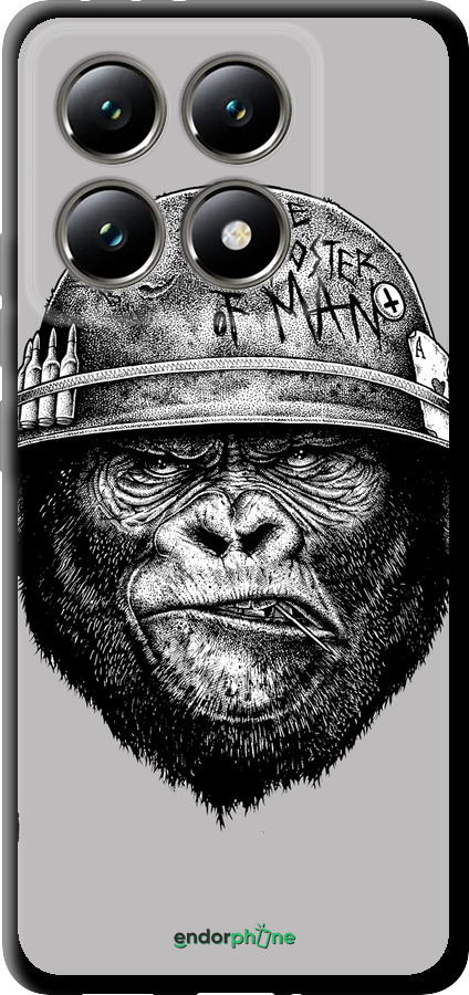 TPU чехол military monkey для Xiaomi 14T 5G - 4177b-3773 изображение 