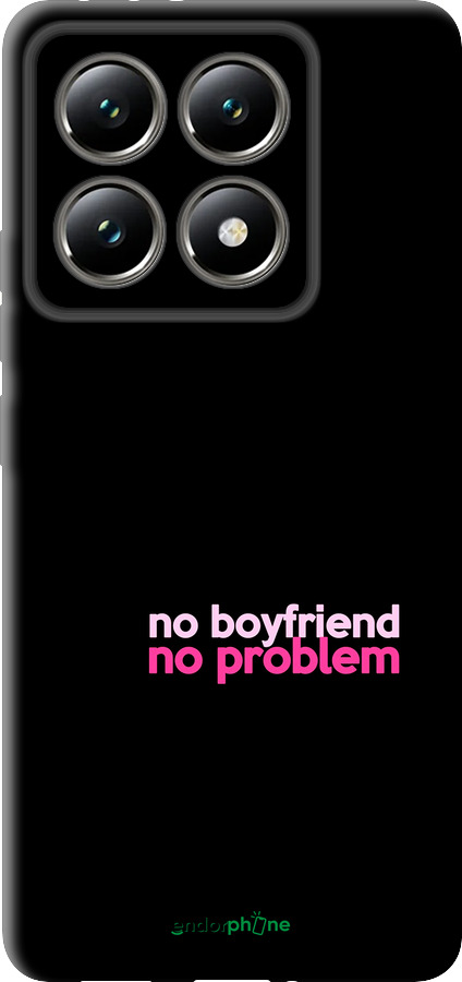 TPU чехол no boyfriend no problem для Xiaomi 14T 5G - 4549b-3773 изображение 
