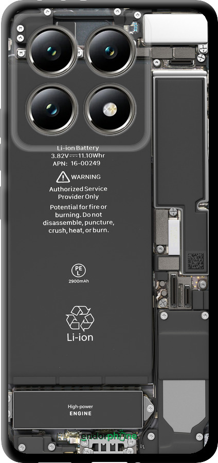 TPU чехол Детали смартфона для Xiaomi 14T 5G - 5487b-3773 изображение 