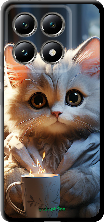 TPU чехол White cat для Xiaomi 14T 5G - 5646b-3773 изображение 